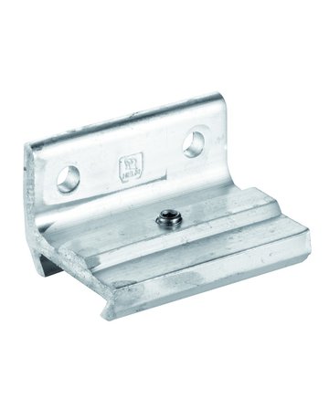 Wandwinkel,140-01,z.Laufschienenbef. zum Anschrauben,Aluminium,hell blank - HELM