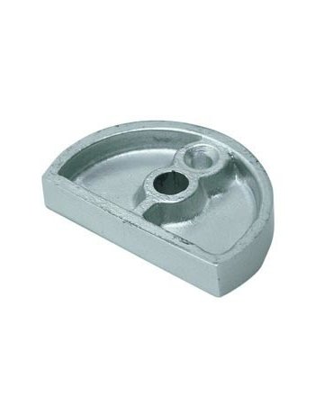 Unterlagen 15 mm stark LM F1 eloxiert zu Puffer 2001 1559.31 - KWS