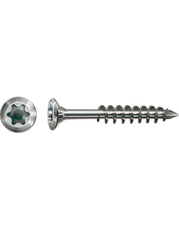 Fassadenschraube S Linsensenkkopf 4,5x40mm,Teilgw,Innensechsrund T20,ER A2 - SPAX