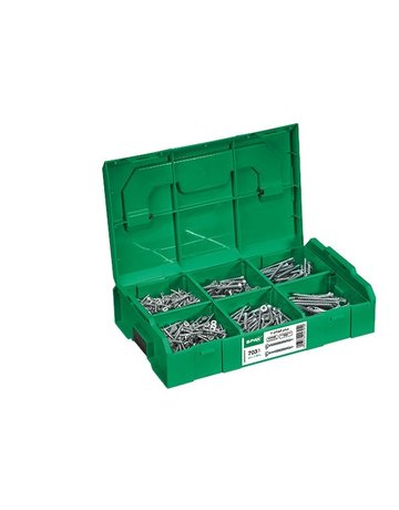 Montagekoffer L-BOXX T-STAR PLUS Kunststoff,Schraubenset 6 Abmessungen - SPAX