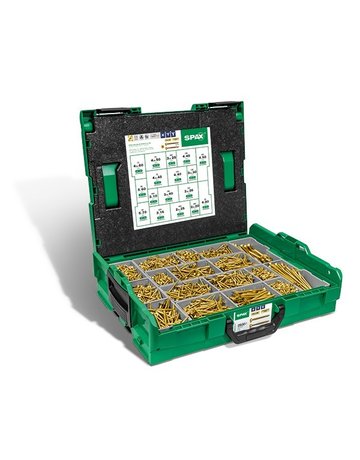 Montagekoffer L-BOXX T-STAR PLUS Kunststoff,Schraubenset 17 Abmessungen - SPAX