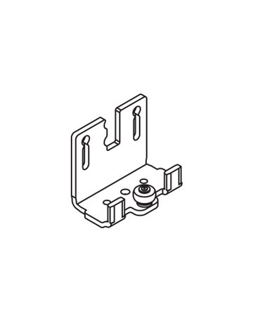 Führungswinkel Combino, Innentüre Stahl, verzinkt - Hawa