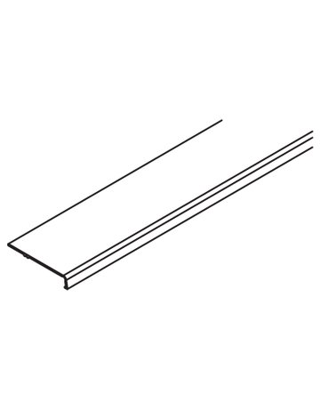 ABDECKPROFIL ALU L = 3500 mm - Hawa