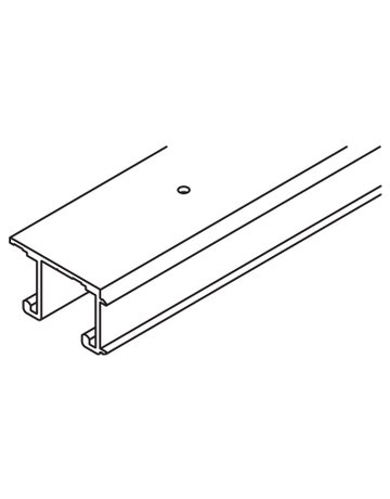 COMBINO 20/35 DOPPELLAUFSCHIENE ALU L = 3500 mm (ZUM Schrauben ) 056.3010.350 - Hawa
