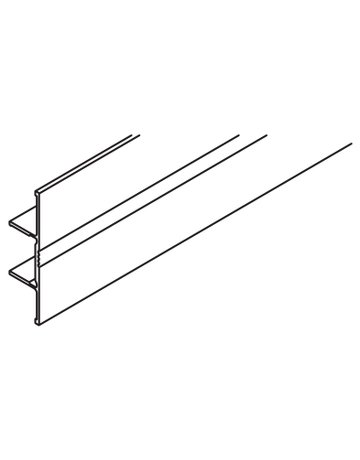 COMBINO CLIP-BLENDE ALU L = 2500 mm - Hawa