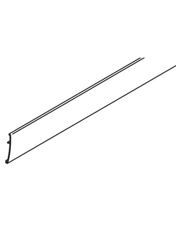 Clip-Blende zu Klemmschuh Alu eloxiert L = 2500 mm - Hawa