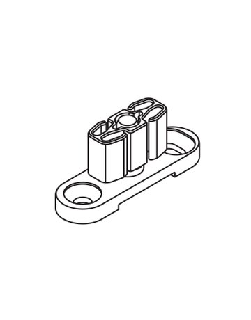 Einfach Bodenführung Spielfrei Holz - Hawa