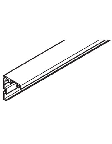 Winkelprofil für Wandbefestigung LM 2500 mm, Junior 80 Glas - Hawa