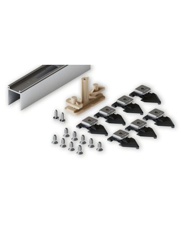 Aufnahmeprofil Junior 80 eloxiert LL=2500 mm - Hawa