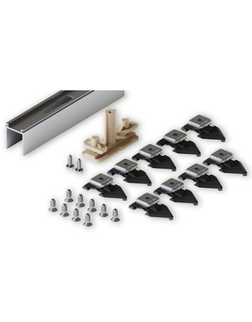 Aufnahmeprofil Junior 80 eloxiert LL=3000 mm - Hawa