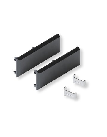 Porta 60/100 HMD Endkappen-Set 95 mm Kunststoff anthrazit - Hawa