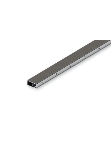 Porta 60/100 Laufschiene LM eloxiert L = 2500 mm Distanz +20 mm - Hawa