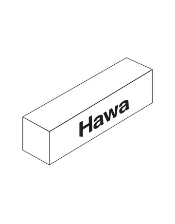 Porta Beschlägegarnitur für 1 Tür Modell 60 HM/HMD - Hawa