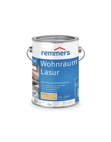 Wohnraum-Lasur farblos 2.5 l - Remmers