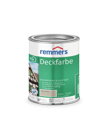 Deckfarbe hellgrau 0.75 l - Remmers