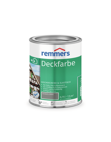 Deckfarbe dunkelgrau 0,75 l - Remmers