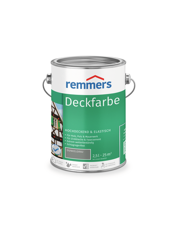 Deckfarbe dunkelgrau 2.5 l - Remmers
