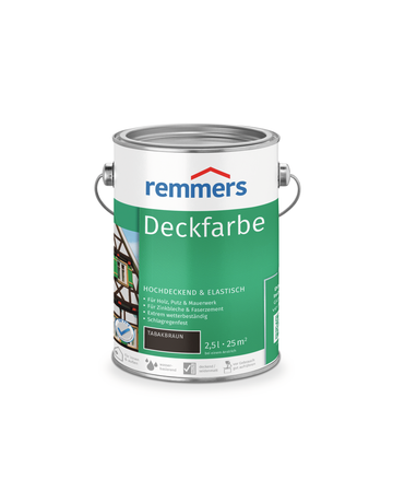 Deckfarbe tabakbraun 2.5 l - Remmers