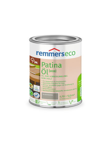 Patina-Öl [eco] silbergrau 0.75 l - Remmers