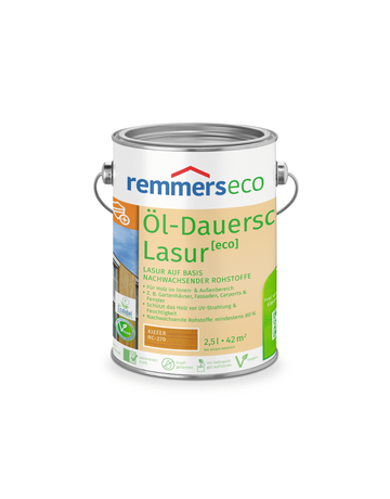 Öl-Dauerschutz-Lasur [eco] kiefer (RC-270) 2.5 l - Remmers