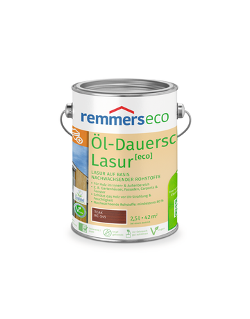 Öl-Dauerschutz-Lasur [eco] teak (RC-545) 2.5 l - Remmers