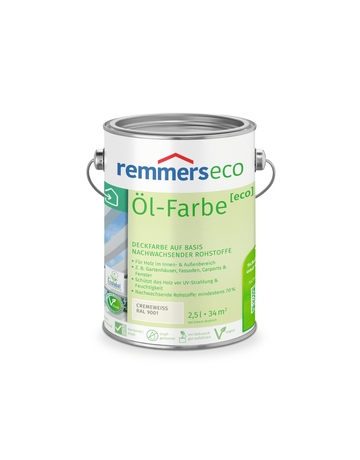 Öl-Farbe [eco] cremeweiß (RAL 9001) 2.50 l - Remmers