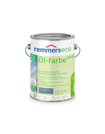 Öl-Farbe [eco] taubenblau (RAL 5014) 2.50 l - Remmers