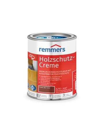 Holzschutz-Creme 3in1 teak (RC-545) 0.75 l - Remmers