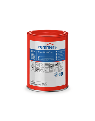 Aqua ML-69/sm-Multi-Lack 3in1 weiß (RAL 9016) 0.75 l - Remmers