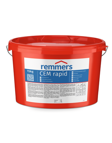 CEM Rapid Schnellzement grau 15 kg - Remmers