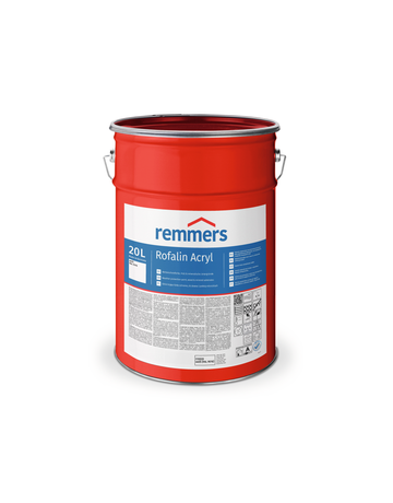 Rofalin Acryl weiß (RAL 9016) 20 l - Remmers