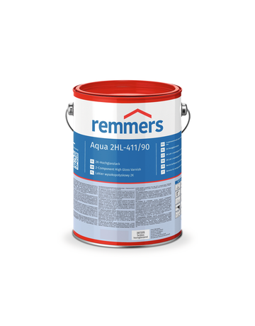 Aqua 2HL-411/90-2K-Hochglanzlack farblos 5 l - Remmers