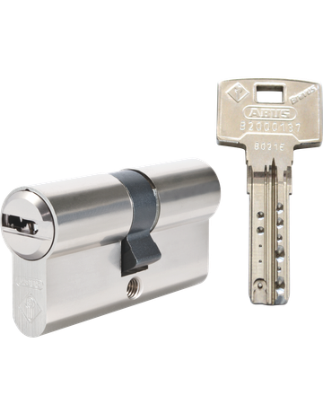 Profil-Doppelzylinder Bravus 2000 Not- und Gefahrenfunktion BL=30/40 mm, 3 Schl. codiert Schließung mmv - ABUS