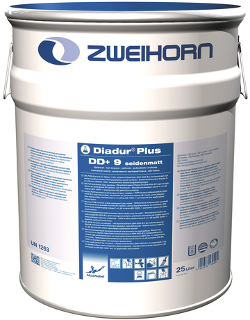 Diadur Plus Klarlack DD+ 9 25 l seidenmatt - Zweihorn