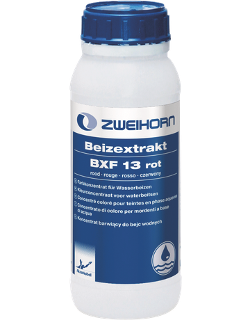 Beizextrakt wasserlöslich rot BXF 13 0,5 ltr - Zweihorn