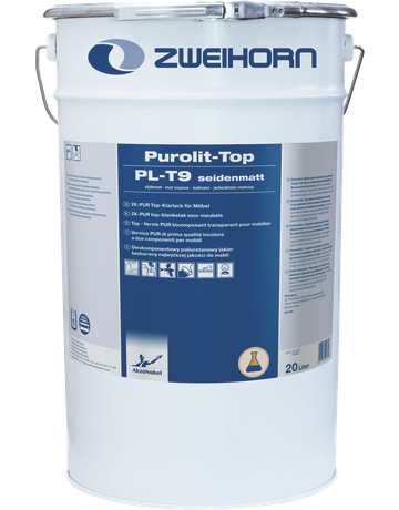 2K-PUR Purolit-Top 25 l seidenmatt PL-T 9 - Zweihorn