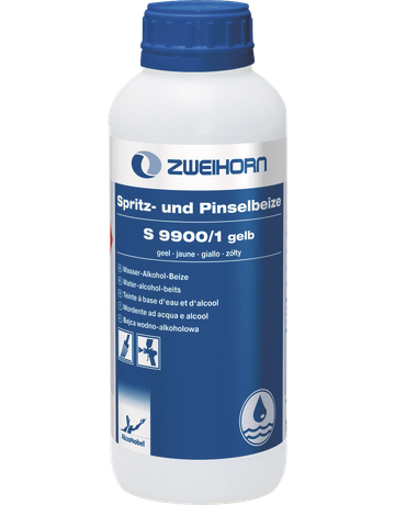 Spritz-und Pinselbeize gelb S 9900/1 1 ltr - Zweihorn