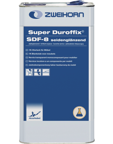 Super-Duroffix-Plus Klarlack 25,0 l seidenmatt Nr. SDF-9 - Zweihorn