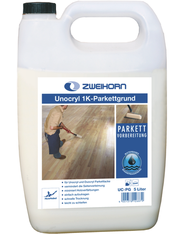 Unocryl 1K-PUR Parkettgrund 5,0 l UC-PG - Zweihorn