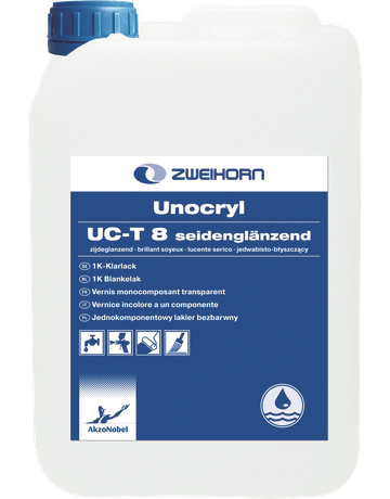 Unocryl Treppenlack 5,0 l seidenmatt UC-T 9 - Zweihorn
