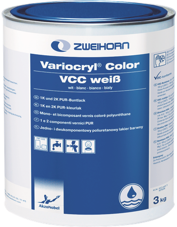 Variocryl Color 3,0 kg VCC weiß - Zweihorn