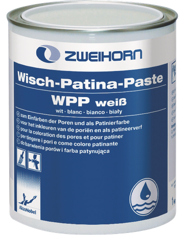 Wisch-Patina-Paste 1 kg WPP/weiß - Zweihorn