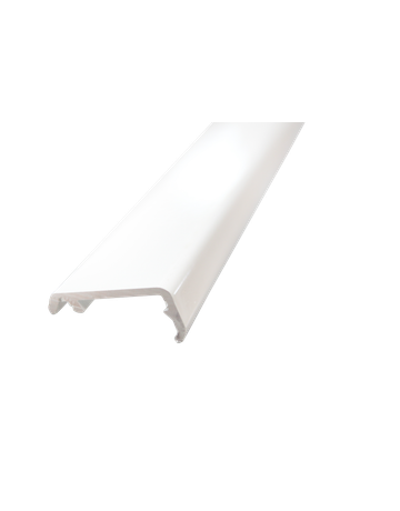 Flügelabdeckprofil FA 21 NEU LM RAL 9016 (weiß) Länge ca. 2 Meter - Bug