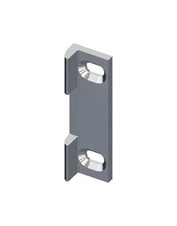 Aufschraubstück verzinkt 6-10 µm mit Aussparung - effeff