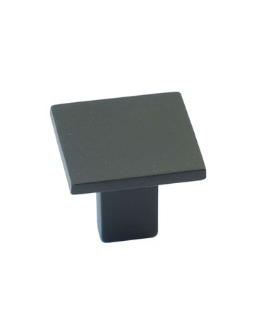 Möbelknopf Peleuto schwarz matt 28 x 28mm, H 28mm - Topform