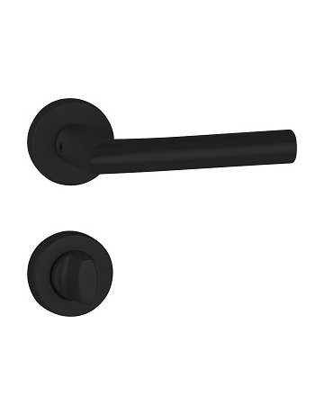 Drücker-Rosettengarnitur Jupiter WC dark TS 38-42 mm - Topform