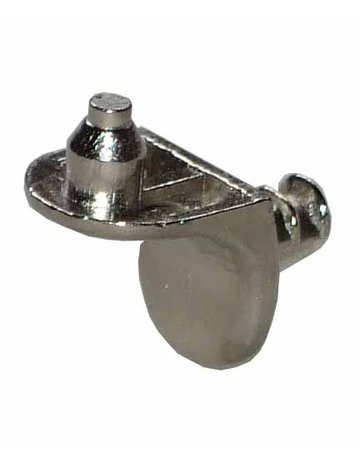 Einsteckbodenträger mit 2 Zapfen Zamak, 5mm vernickelt - Topform