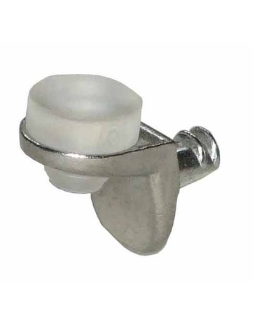 Glasbodenträger mit 2 Zapfen 5 mm mit Kunststoffpuffer - Topform