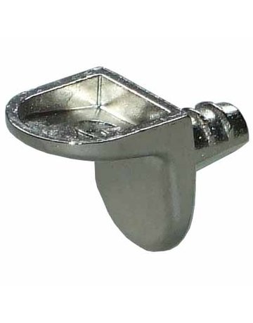 Einsteckbodenträger mit 1 Zapfen Zamak, 5mm vernickelt - Topform