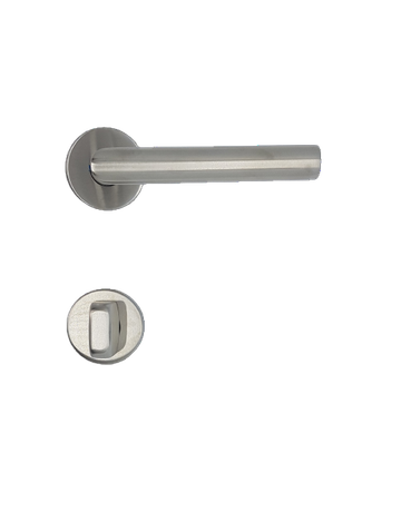 Drücker-Rosettengarnitur Jupiter WC Edelstahl mit TS 38-42 mm - Topform